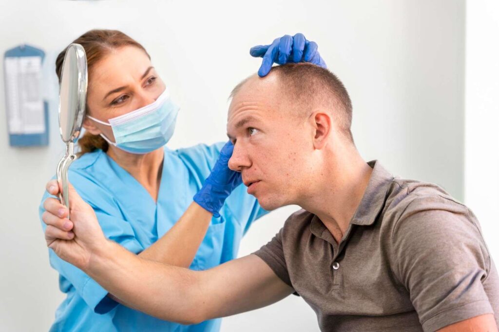 dallas hair transplant for crown thinning